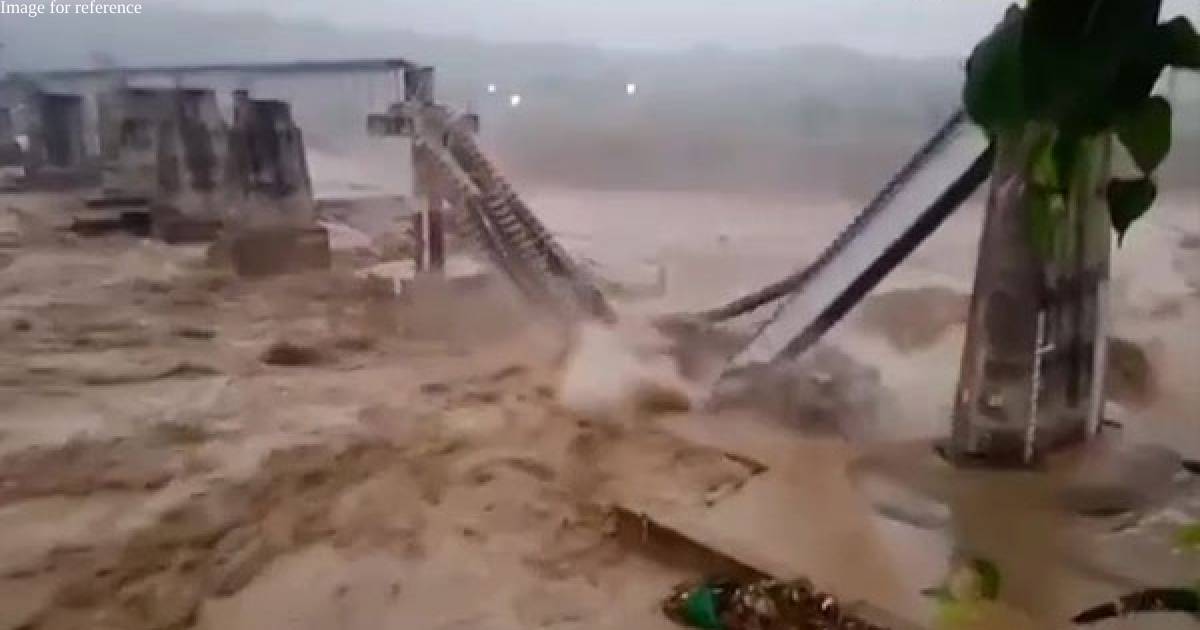 Kangra's Chakki bridge collapses amid heavy rainfall in Himachal Pradesh